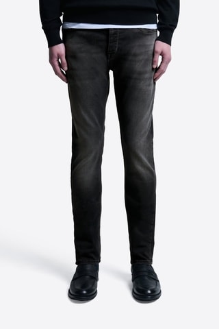 Calças de ganga slim - Preto