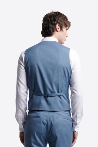 Chaleco de traje - Celeste