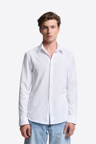 Camisa slim - Branco