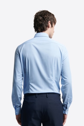 Camisa slim - Azul-celeste