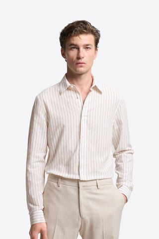 Camisa slim - Cru