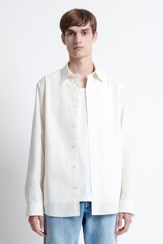 Camisa regular - Branco