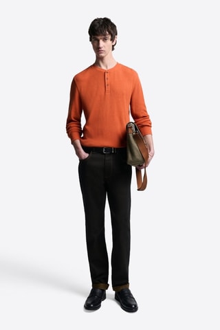 T-shirt regular - Laranja