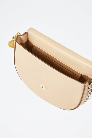 Trendy Handtas - Beige - Beige en goudkleurig