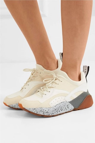 Platform Sneakers - Beige