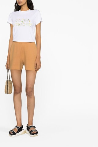 T-shirt - Wit, groen en geel