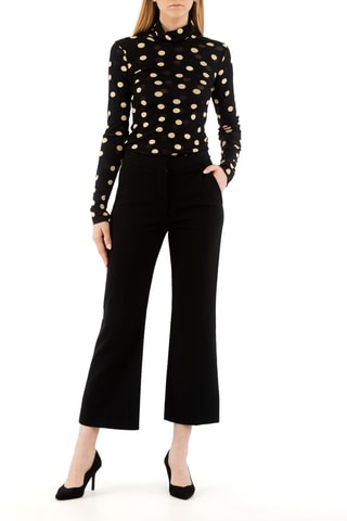 Top - Zwart en beige