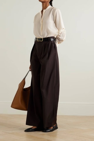 Zijden Blouse - Beige