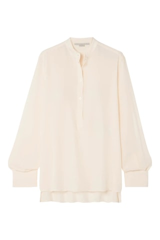 Zijden Blouse - Beige