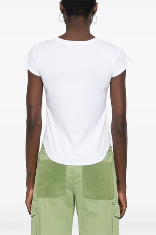 T-shirt - Wit en geel