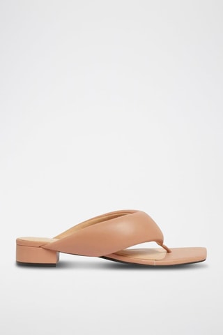 Chanclas de tacón - Marrón - Monki