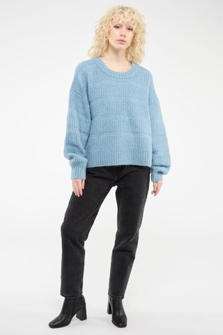 Jersey de lana y mohair - Celeste - Weekday