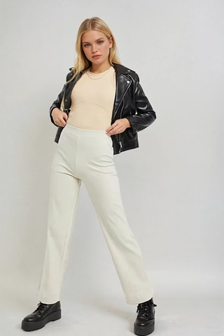Pantalón - Beige - Monki