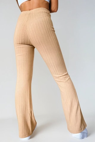Pantalón de tiro alto - Marrón - Monki