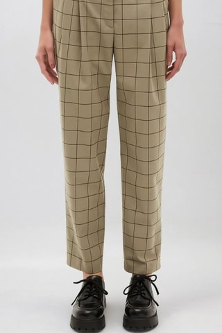 Pantalón de tiro alto - Beige - Monki