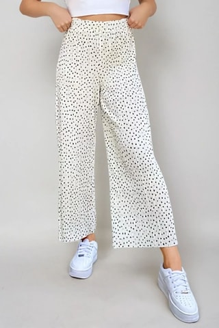Pantalón de tiro alto - Beige - Monki