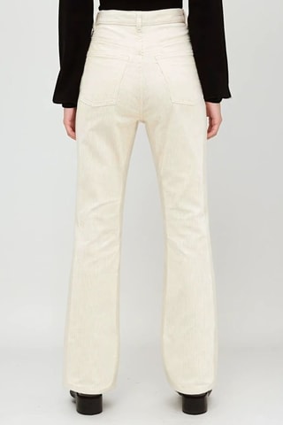 Pantalón de tiro alto - Beige - Monki