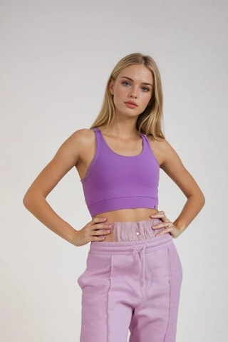 Pantalón - Lila - Monki