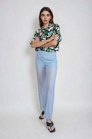 Pantalón - Azul claro - Monki