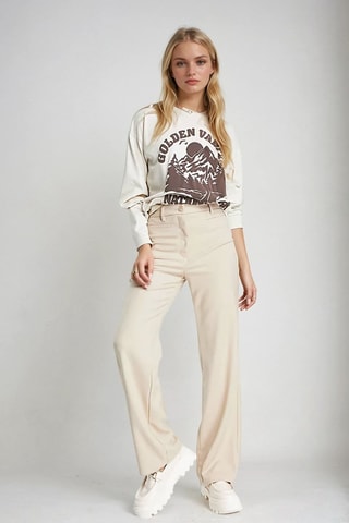 Pantalón - Beige - Monki