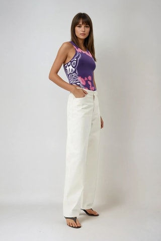 Camiseta de tirantes - Violeta - Weekday