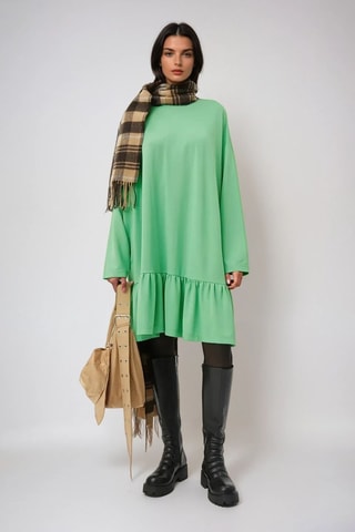 Vestido trapecio - Verde - Weekday