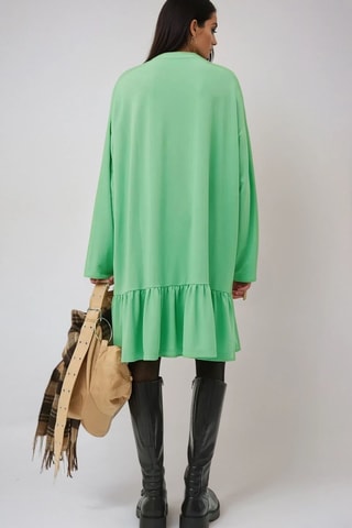 Vestido trapecio - Verde - Weekday