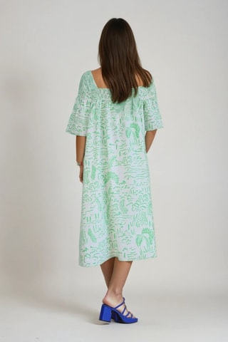 Vestido midi - Blanco - Monki