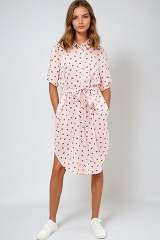 Vestido camisero - Rosa - Monki