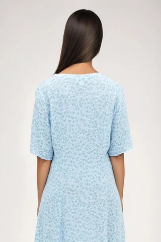 Vestido camisero - Azul claro - Monki
