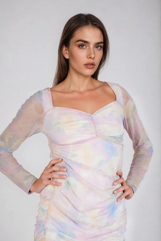Vestido de tubo - Rosa - Monki
