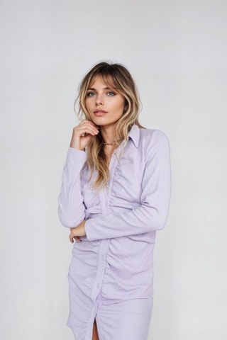 Vestido camisero - Lila - Monki