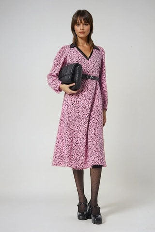 Vestido midi - Rosa - Monki
