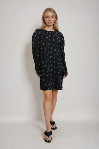 Vestido recto - Negro - Monki