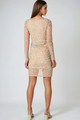Vestido de tubo - Beige - Monki