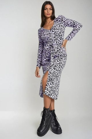 Vestido midi - Blanco - Monki