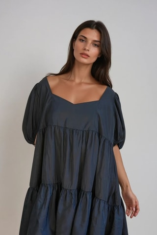 Vestido recto - Negro - Monki