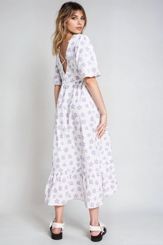 Vestido midi - Blanco - Monki