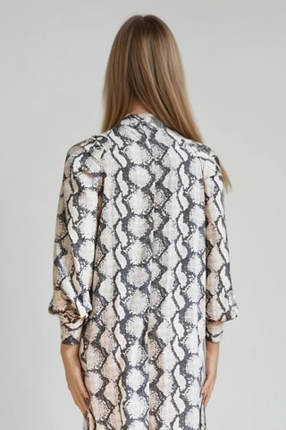 Vestido recto - Beige y negro - Monki