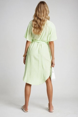 Vestido camisero - Verde claro - Monki