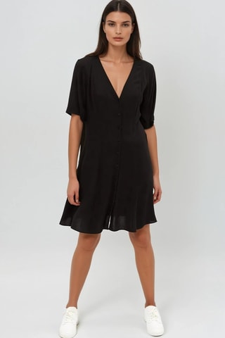 Vestido camisero - Negro - Monki