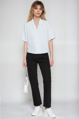 Camisa - Azul claro - Monki