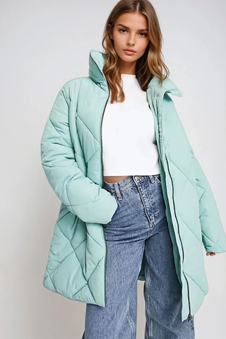 Anorak largo - Verde - Monki