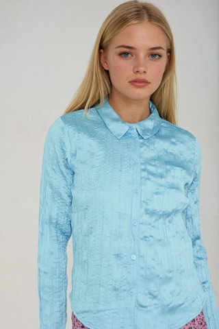 Blusa - Azul claro - Monki