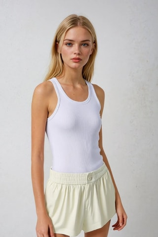 Short - Blanco - Weekday