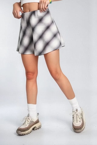Falda evasé - Gris - Weekday