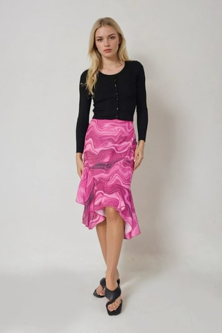 Falda midi - Rosa - Monki