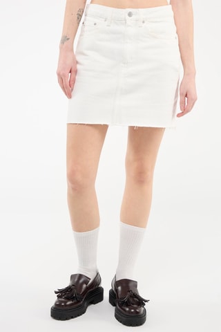 Minifalda vaquera - Blanco - Weekday