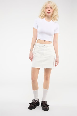 Minifalda vaquera - Blanco - Weekday