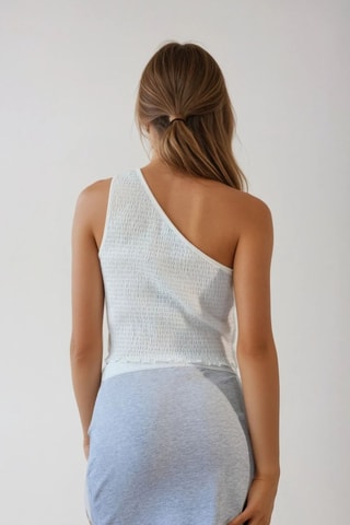 Falda de tubo - Gris jaspeado - Weekday